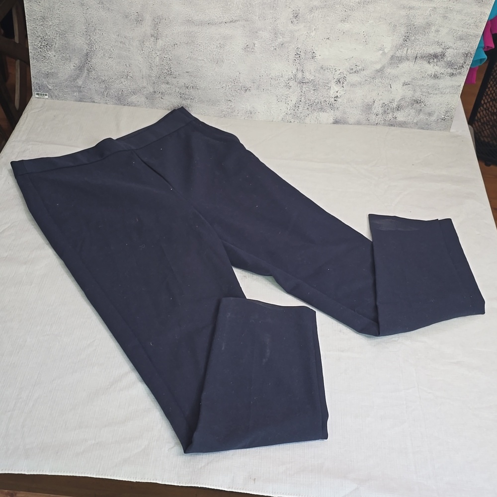 Stradivarious blue ankle cut slacks